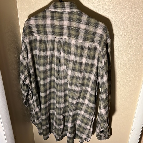 Woolrich Mens Flannel Shirt Color Green Plaid Size XXL - Picture 4 of 4